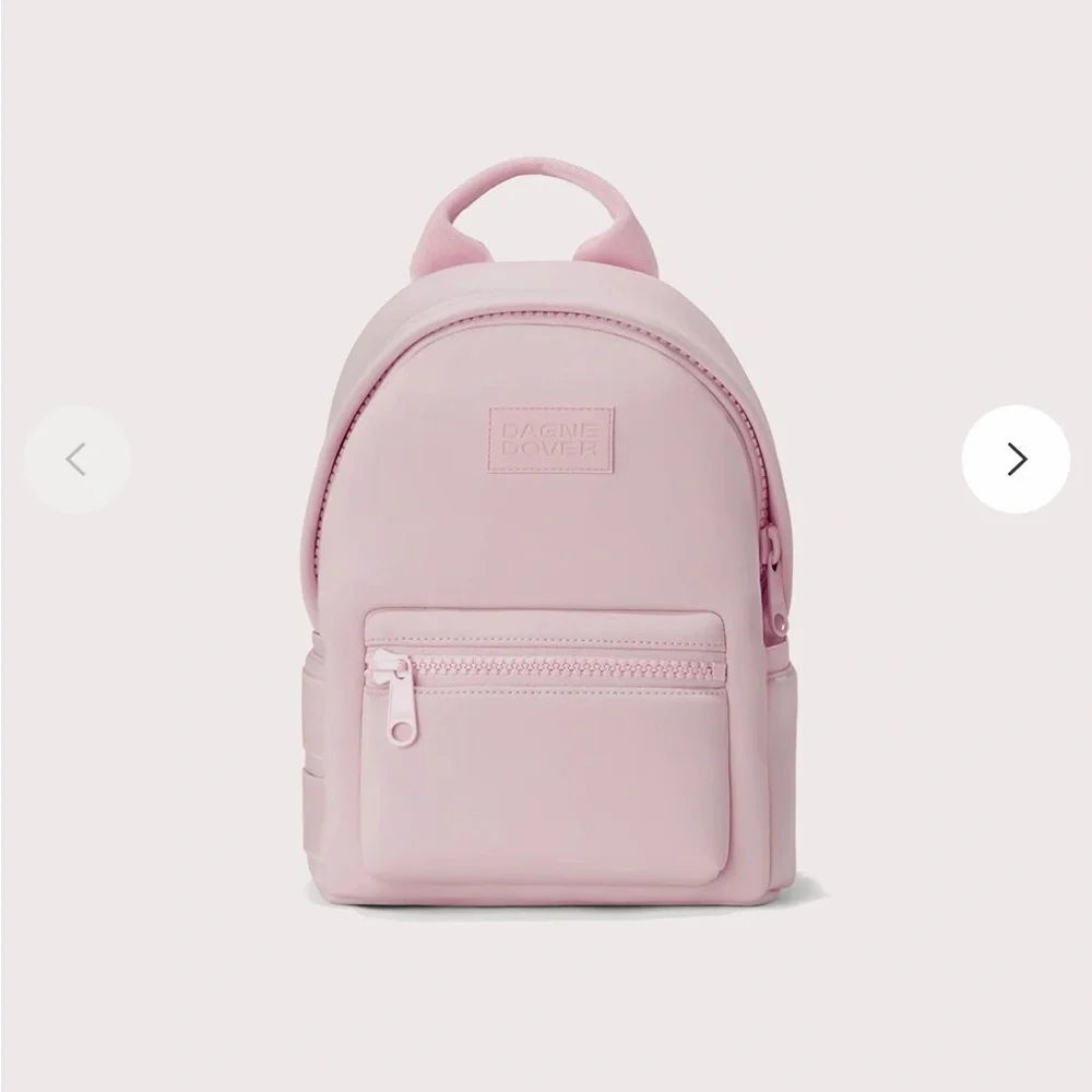NWT Dagne Dover Small Dakota Neoprene Backpack – Limited Edition Wild Rose Pink - Picture 1 of 9